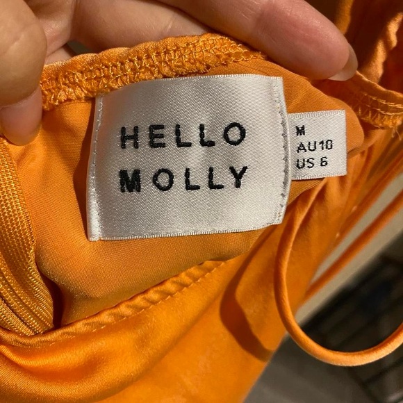 Hello Molly satin midi Dress, size M - Picture 8 of 8